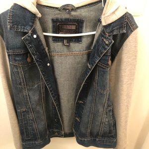 Forever 21 Jean Hoodie